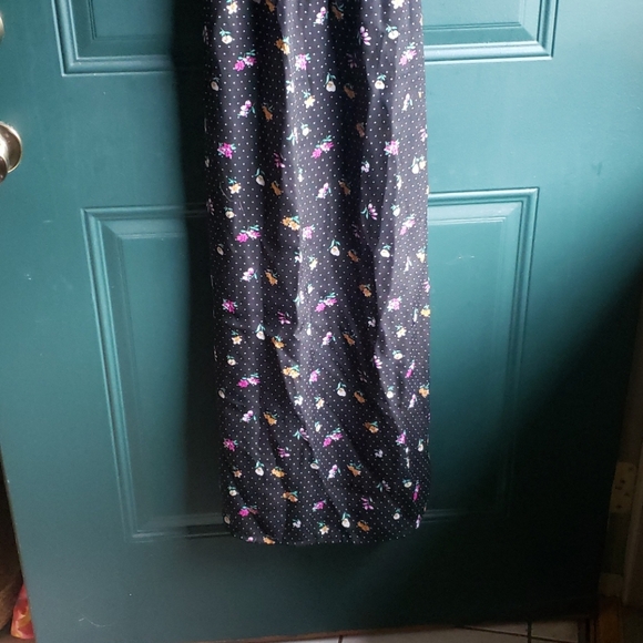 90s sheer floral midi dress - Picture 2 of 5